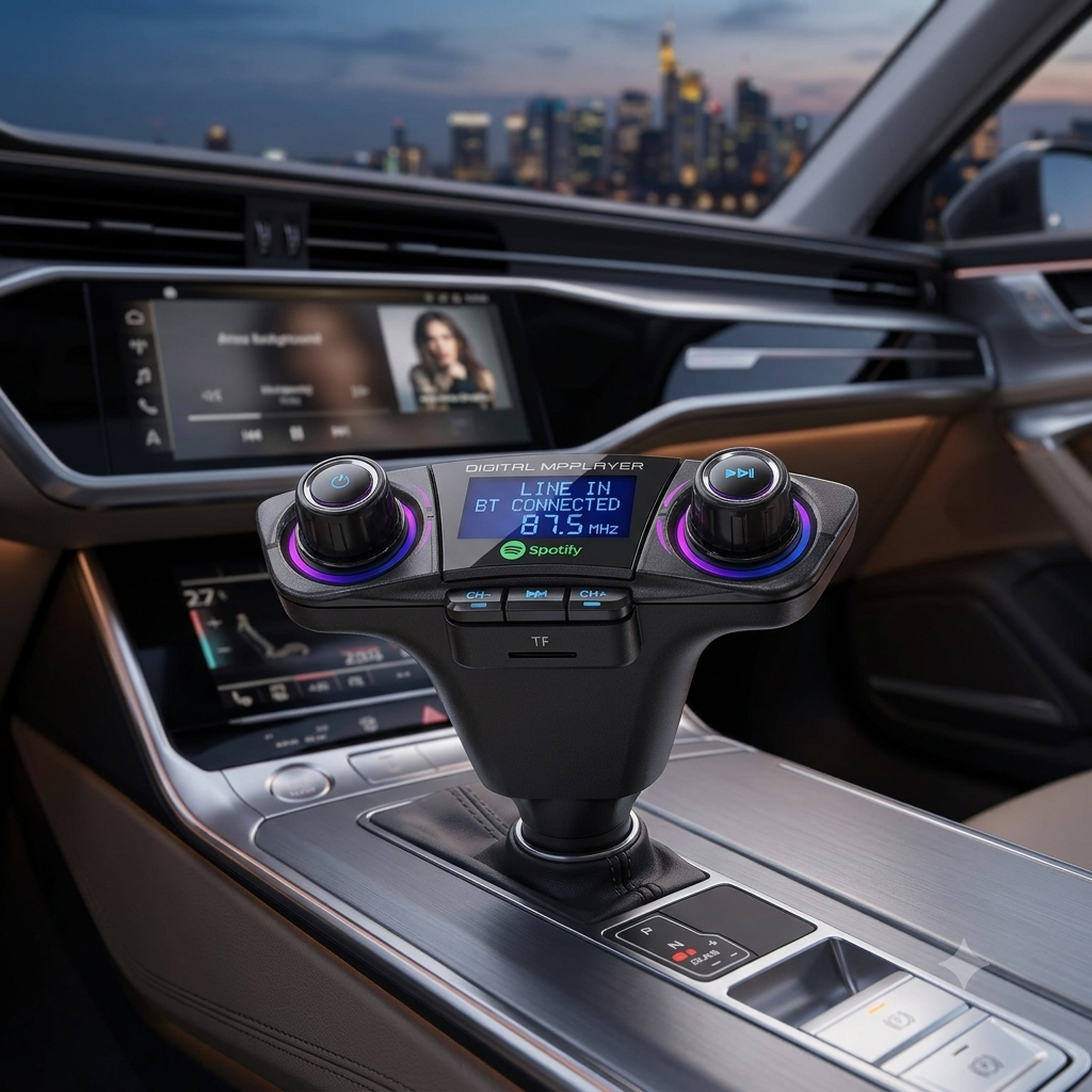 BT06 Bluetooth FM Transmitter  Wireless Music, Hands-Free Calls & USB Charging