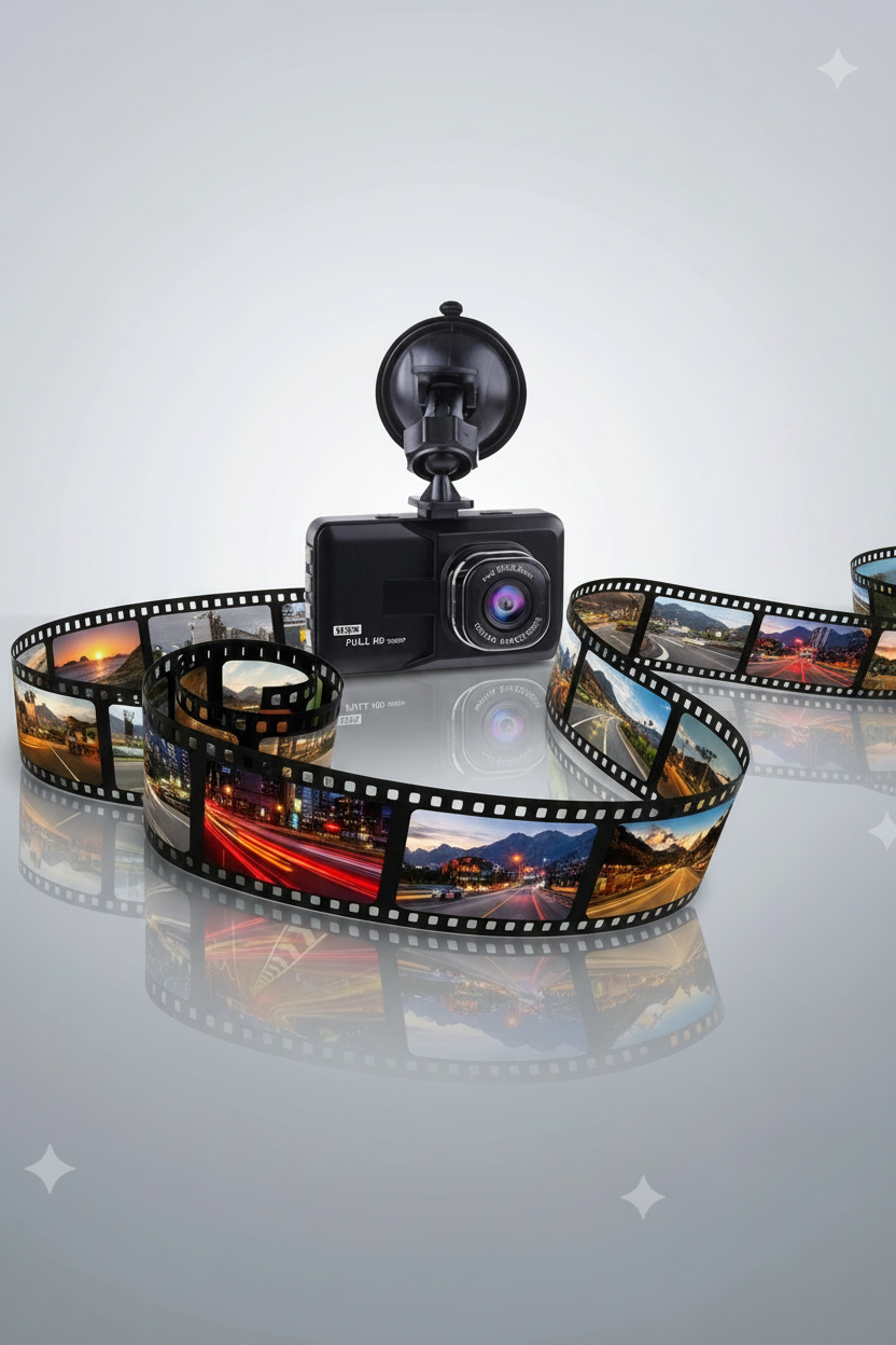 1080P Dash Cam G-Sensor, Loop Recording & Black Box Camera